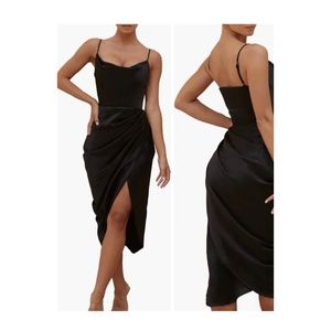 House of CB Black Reva Dress size S